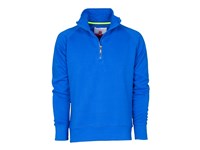 Trendy sweater korte rits merk Payper model Miama + , raglan mouw, 300 gr.